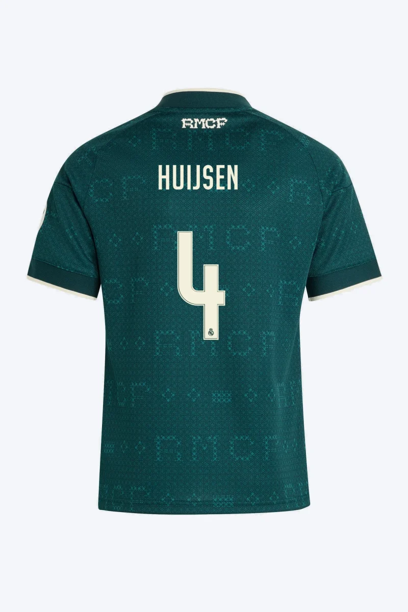Huijsen 4 Voetbalshirt - Real Madrid 26/27 Uit Kids