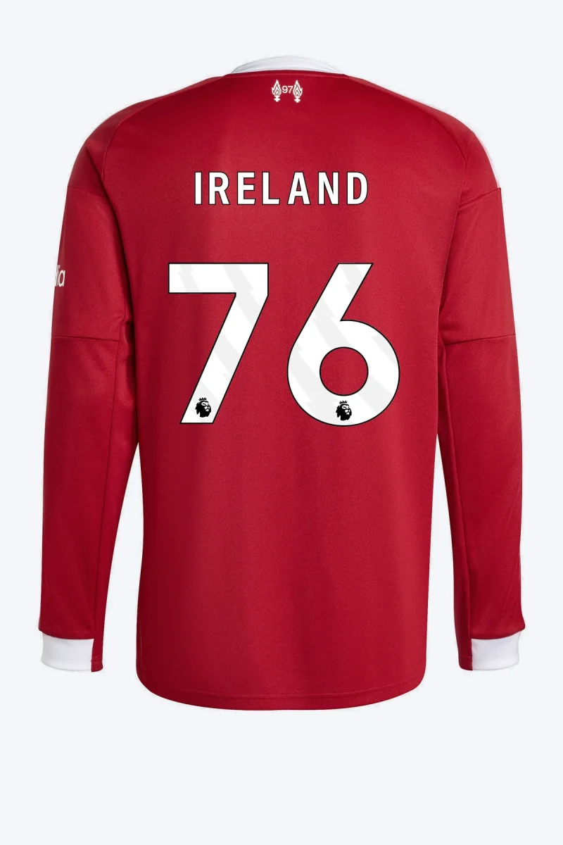 Ireland 76 Voetbalshirt - Liverpool FC 25/26 Lange Mouw Thuis