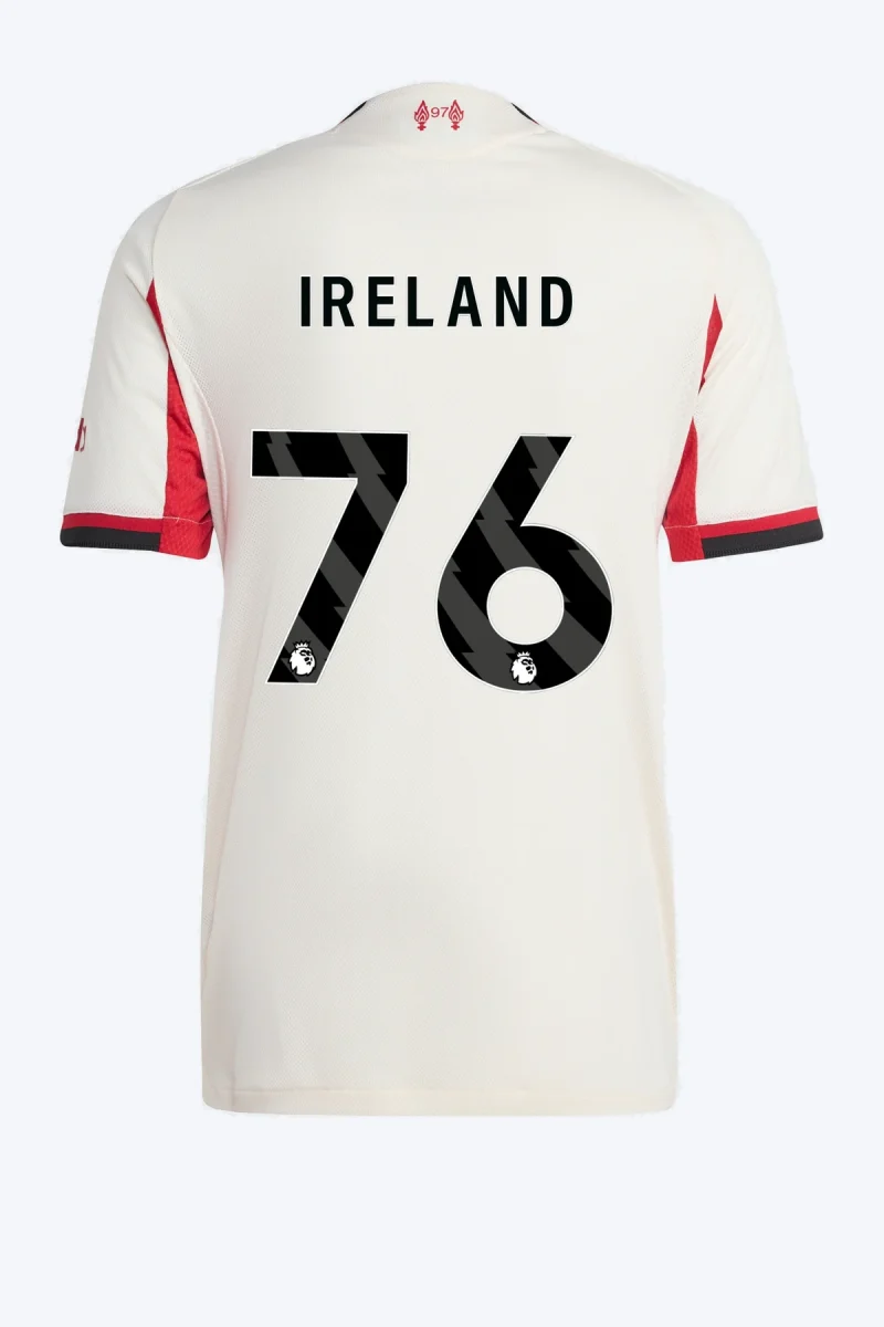 Ireland 76 Voetbalshirt - Liverpool FC 25/26 Uit Authentic