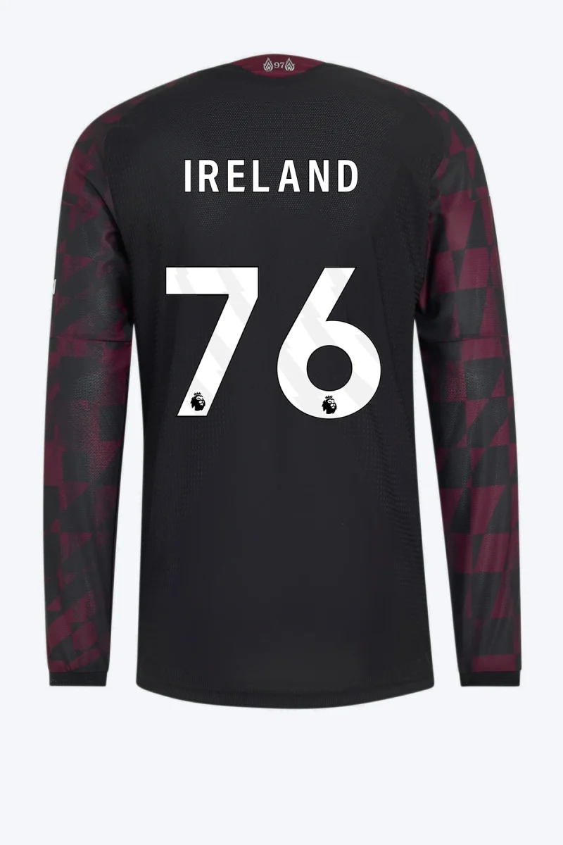 Ireland 76 Voetbalshirt - Liverpool FC 26/27 Derde Authentic Longsleeve