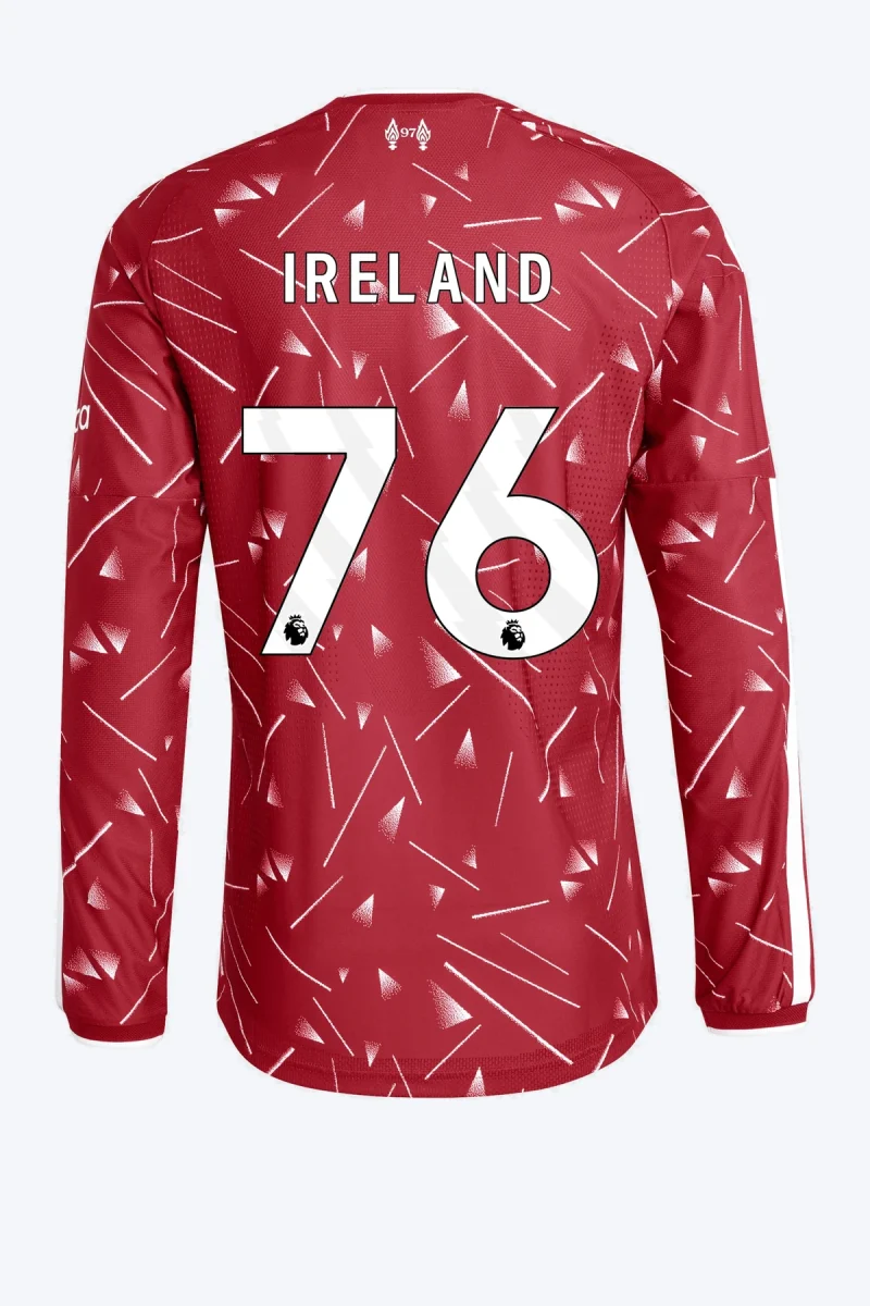 Ireland 76 Voetbalshirt - Liverpool FC 26/27 Thuis Authentic Lange Mouw