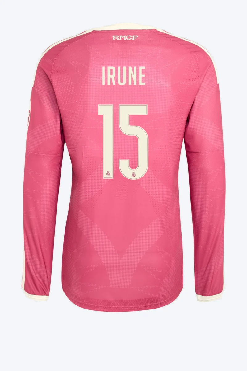 Irune 15 Voetbalshirt - Real Madrid 26/27 Derde Authentic Lange Mouw