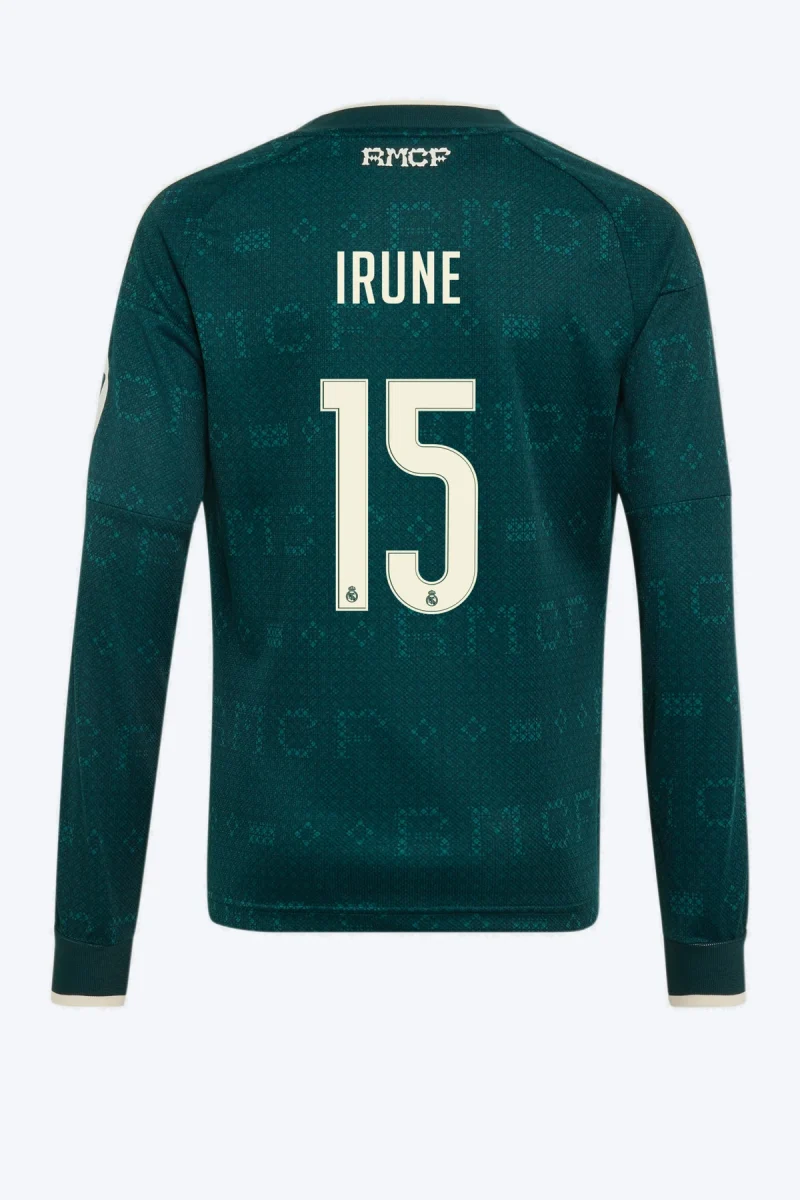 Irune 15 Voetbalshirt - Real Madrid 26/27 Uit Lange Mouw Kids