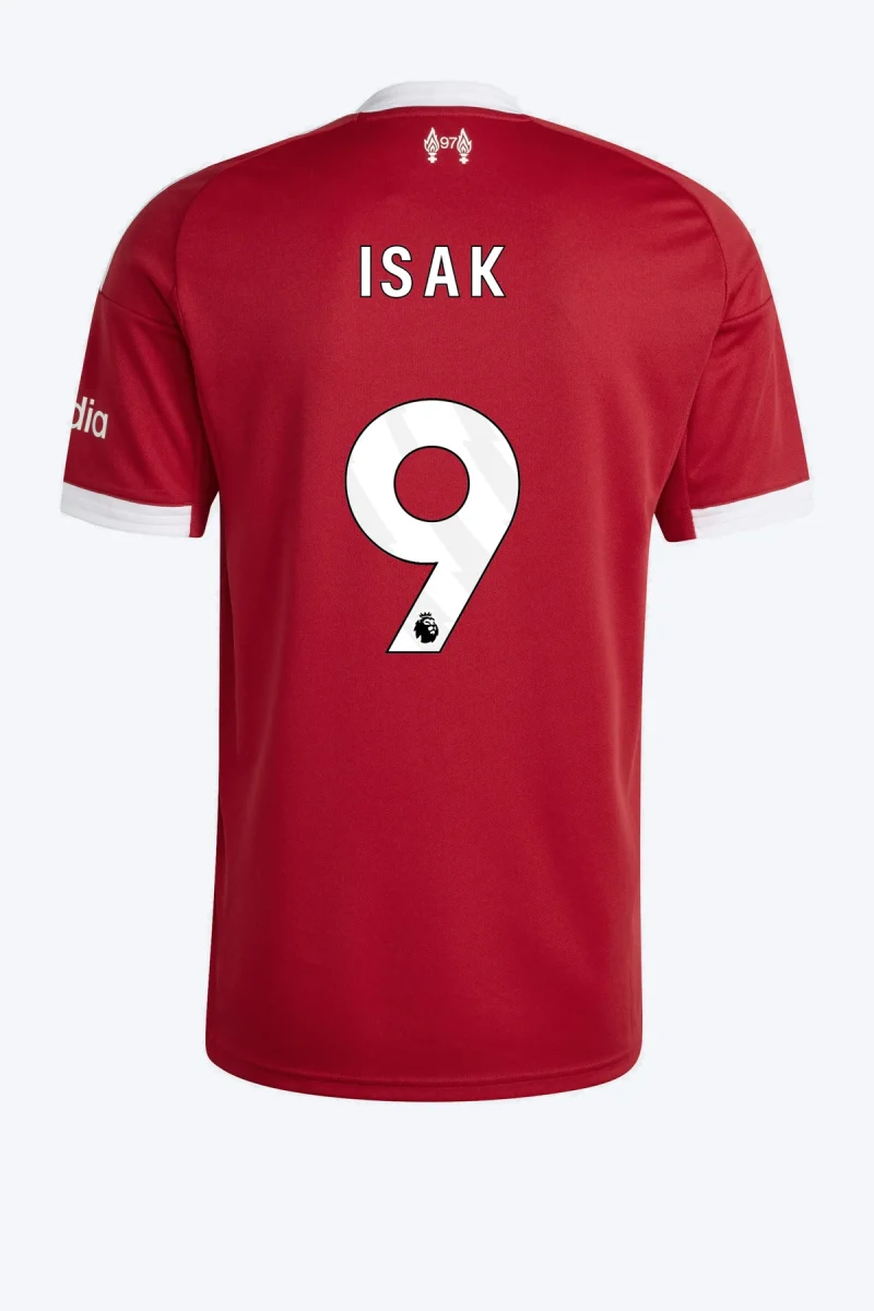 Isak 9 Voetbalshirt - Liverpool FC 25/26 Thuis
