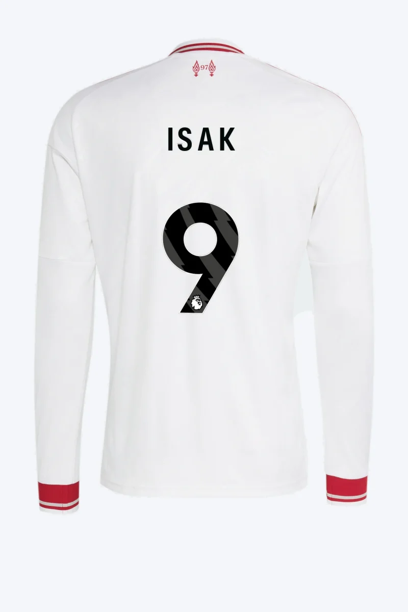 Isak 9 Voetbalshirt - Liverpool FC 26/27 Uit Longsleeve
