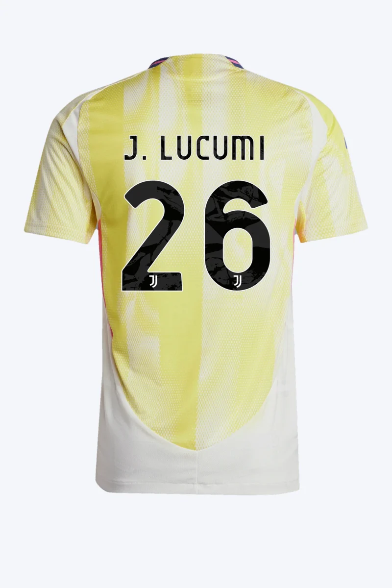 J. Lucumi 26 Voetbalshirt - Juventus 24/25 Uit Authentic