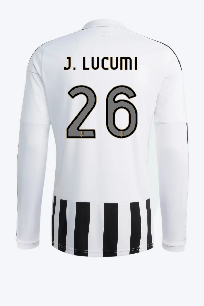 J. Lucumi 26 Voetbalshirt - Juventus 26/27 Thuis Lange Mouw