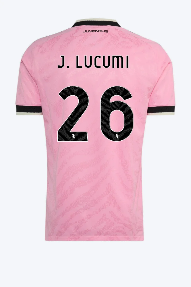 J. Lucumi 26 Voetbalshirt - Juventus 26/27 Uit Authentic