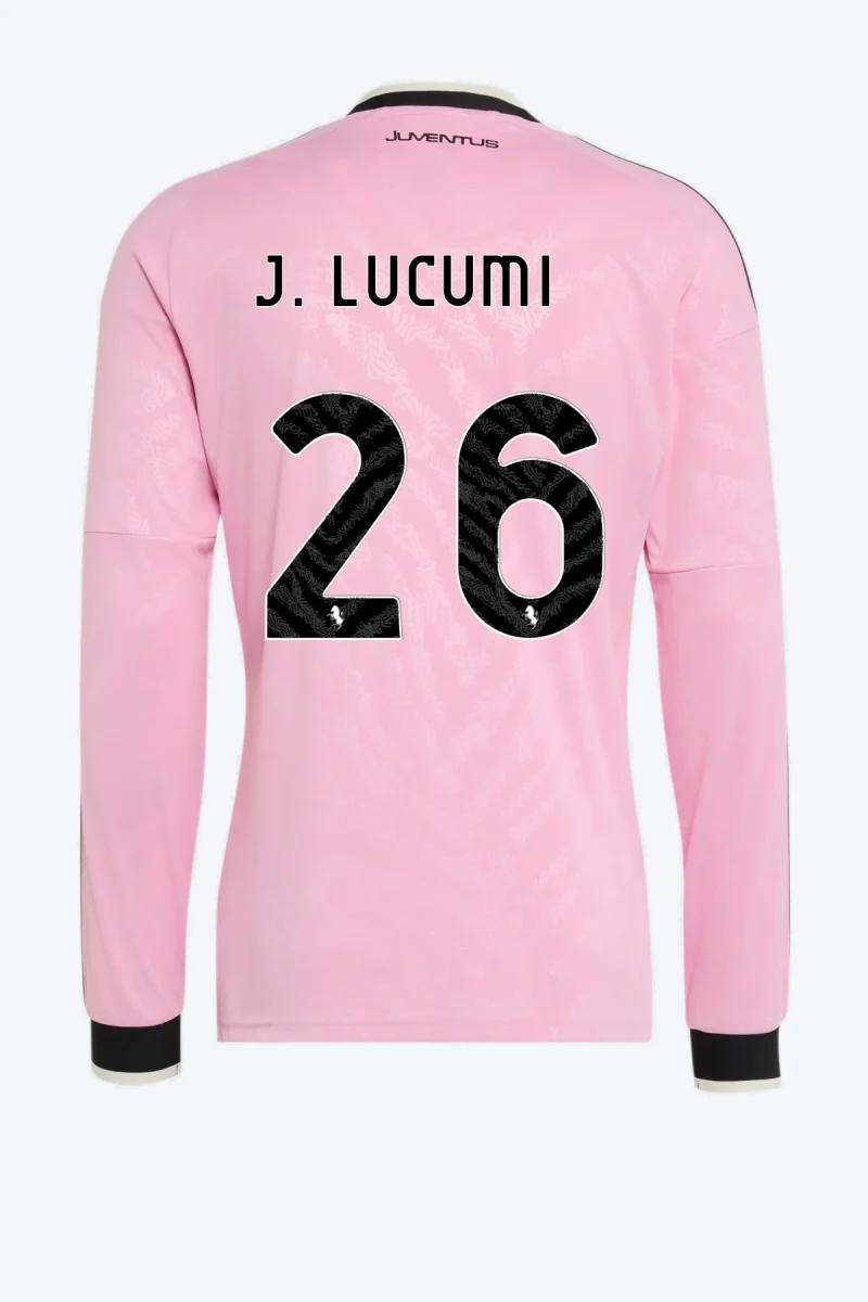J. Lucumi 26 Voetbalshirt - Juventus 26/27 Uit Lange Mouw