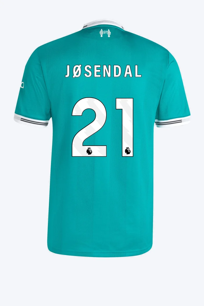 Jøsendal 21 Voetbalshirt - Liverpool FC 25/26 Derde Authentic
