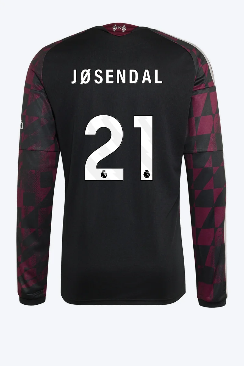 Jøsendal 21 Voetbalshirt - Liverpool FC 26/27 Derde Longsleeve