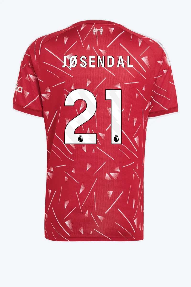 Jøsendal 21 Voetbalshirt - Liverpool FC 26/27 Thuis