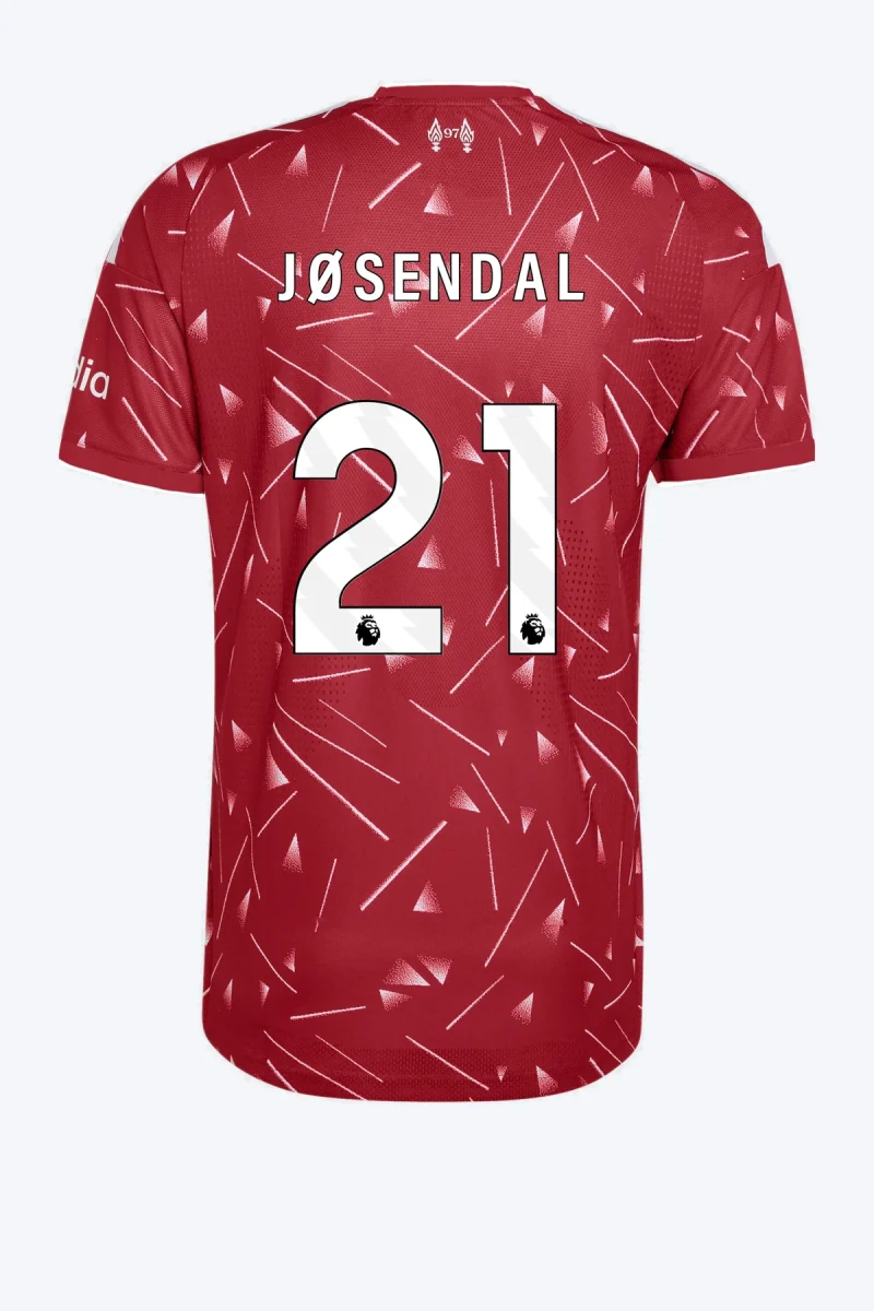 Jøsendal 21 Voetbalshirt - Liverpool FC 26/27 Thuis Authentic