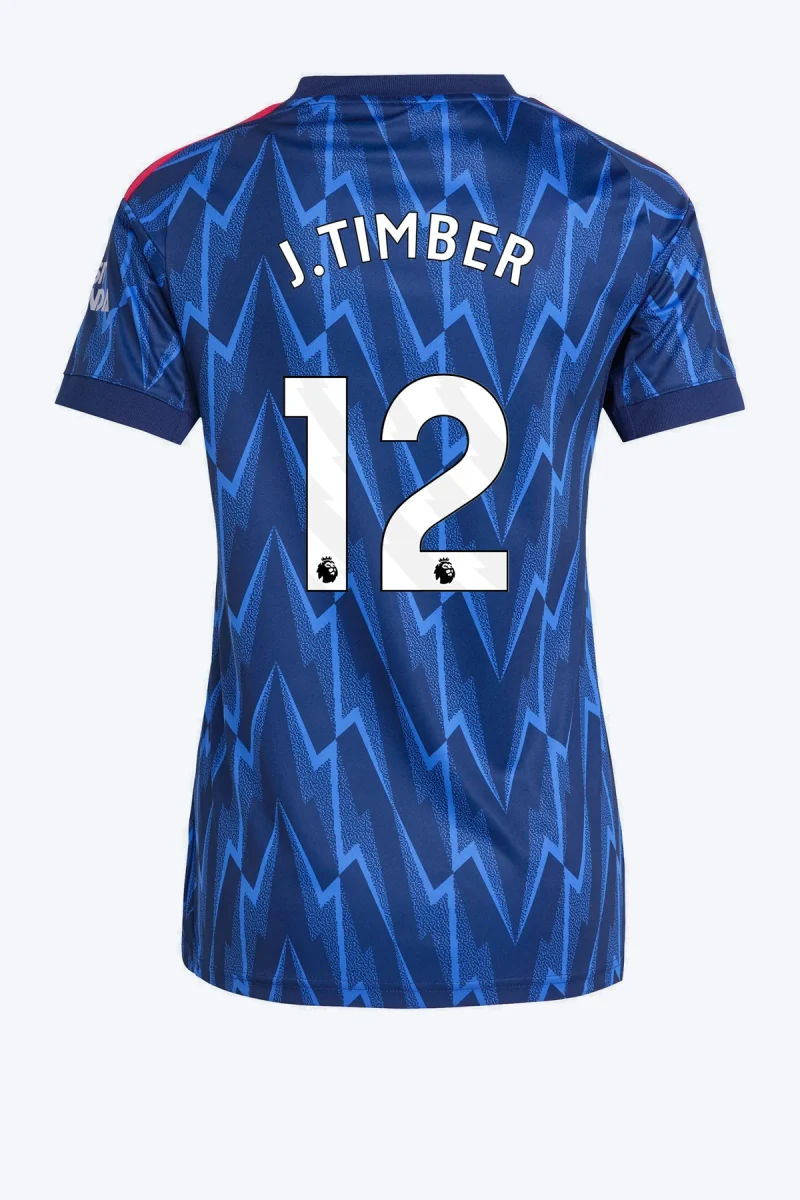 J. Timber 12 Voetbalshirt - Arsenal 25/26 Uit