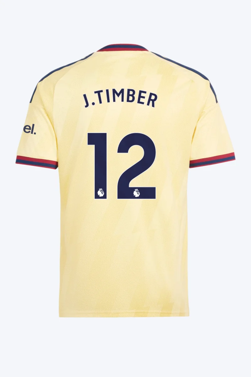 J. Timber 12 Voetbalshirt - Arsenal FC 26/27 Derde
