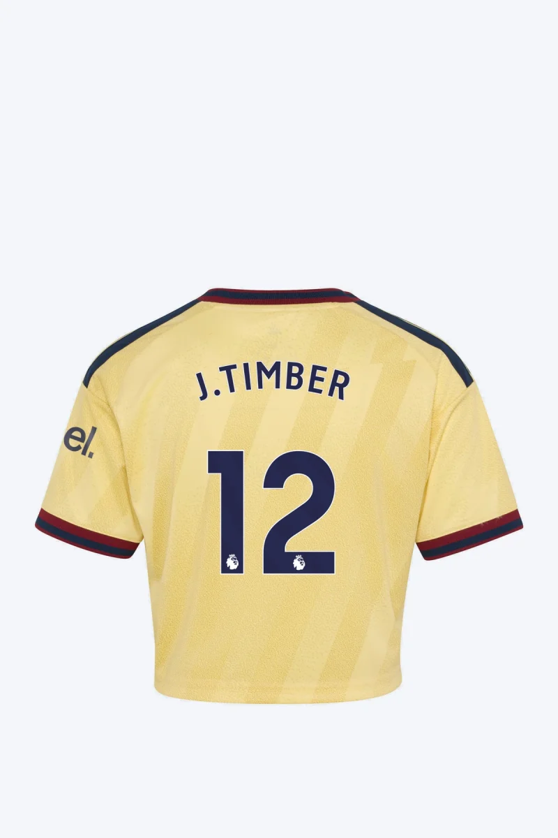 J. Timber 12 Voetbalshirt - Arsenal FC 26/27 Derde Cropped