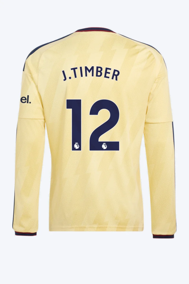 J. Timber 12 Voetbalshirt - Arsenal FC 26/27 Derde Longsleeve