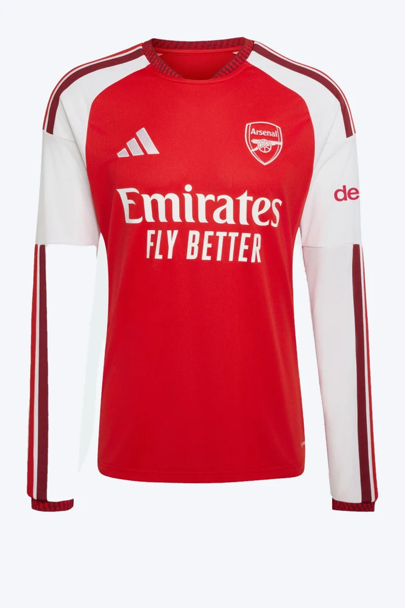 J. Timber 12 Voetbalshirt - Arsenal FC 26/27 Thuis Lange Mouw