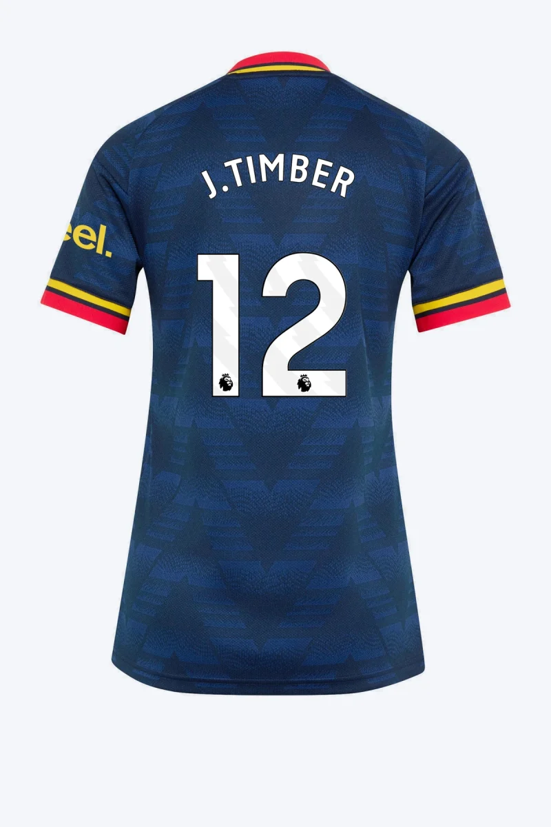 J. Timber 12 Voetbalshirt - Arsenal FC 26/27 Uit