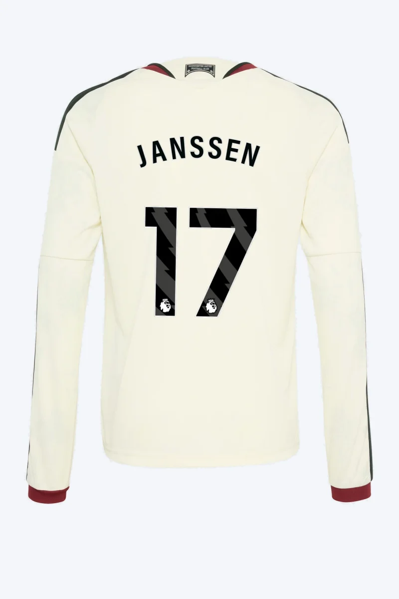 Janssen 17 Voetbalshirt - Manchester United 26/27 Derde Kids Longsleeve