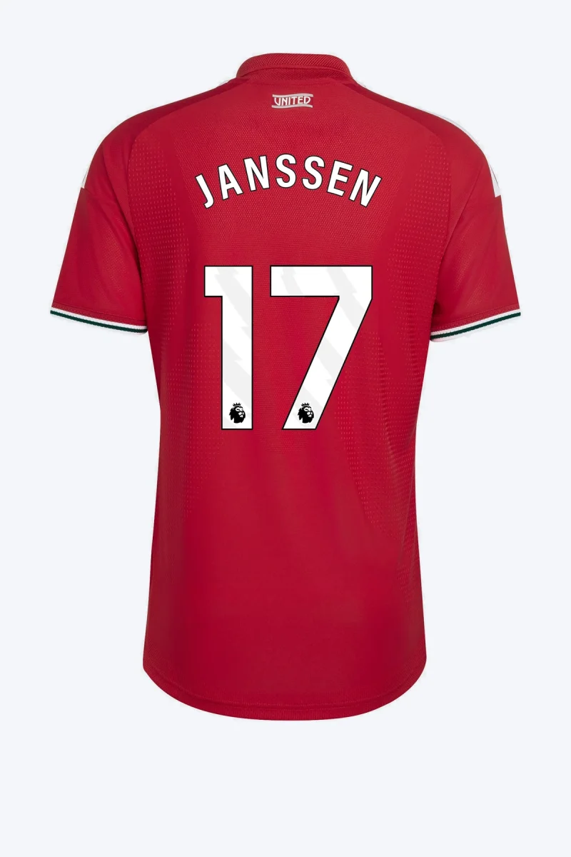 Janssen 17 Voetbalshirt - Manchester United 26/27 Thuis Authentic