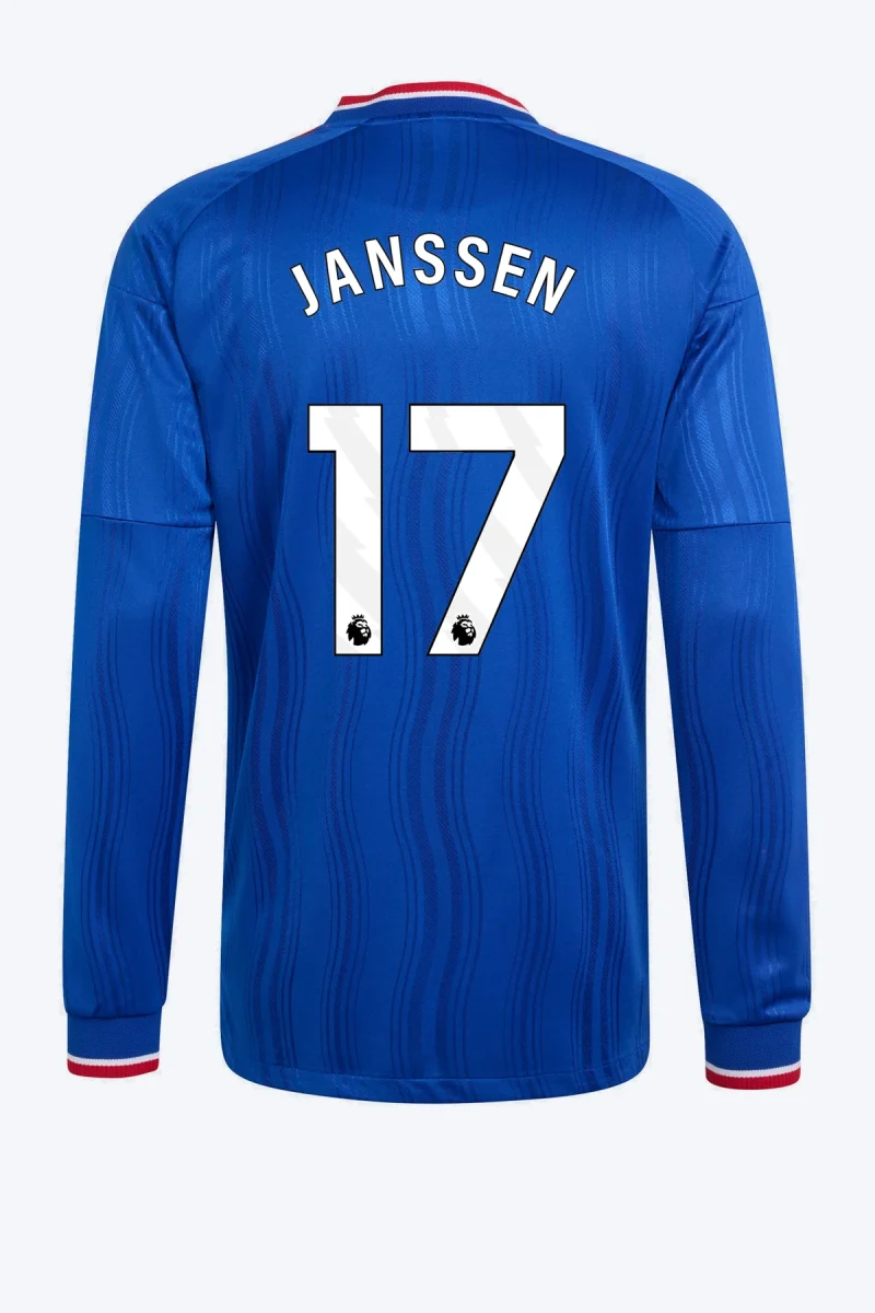 Janssen 17 Voetbalshirt - Manchester United 26/27 Uit Authentic Longsleeve