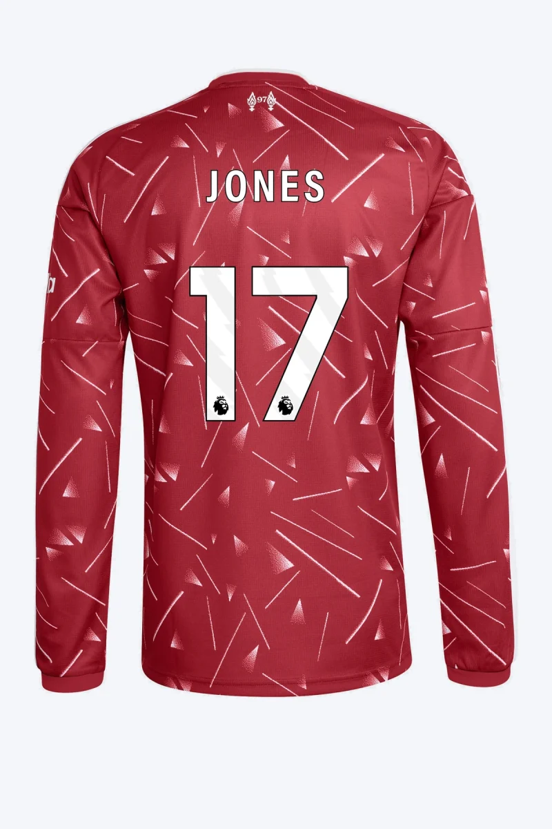Jones 17 Voetbalshirt - Liverpool FC 26/27 Thuis Lange Mouw