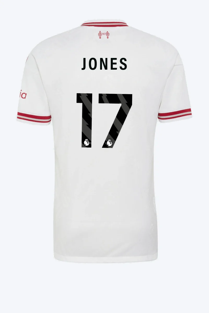Jones 17 Voetbalshirt - Liverpool FC 26/27 Uit Authentic