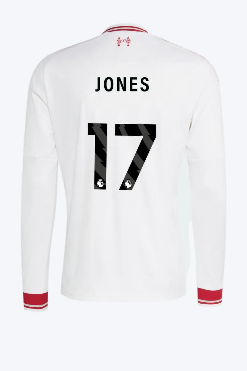 Jones 17 Voetbalshirt - Liverpool FC 26/27 Uit Longsleeve