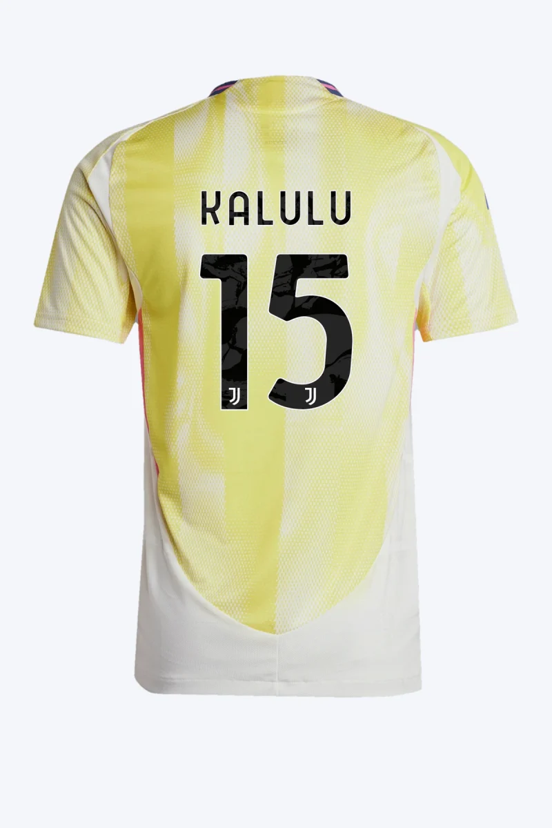 Kalulu 15 Voetbalshirt - Juventus 24/25 Uit Authentic