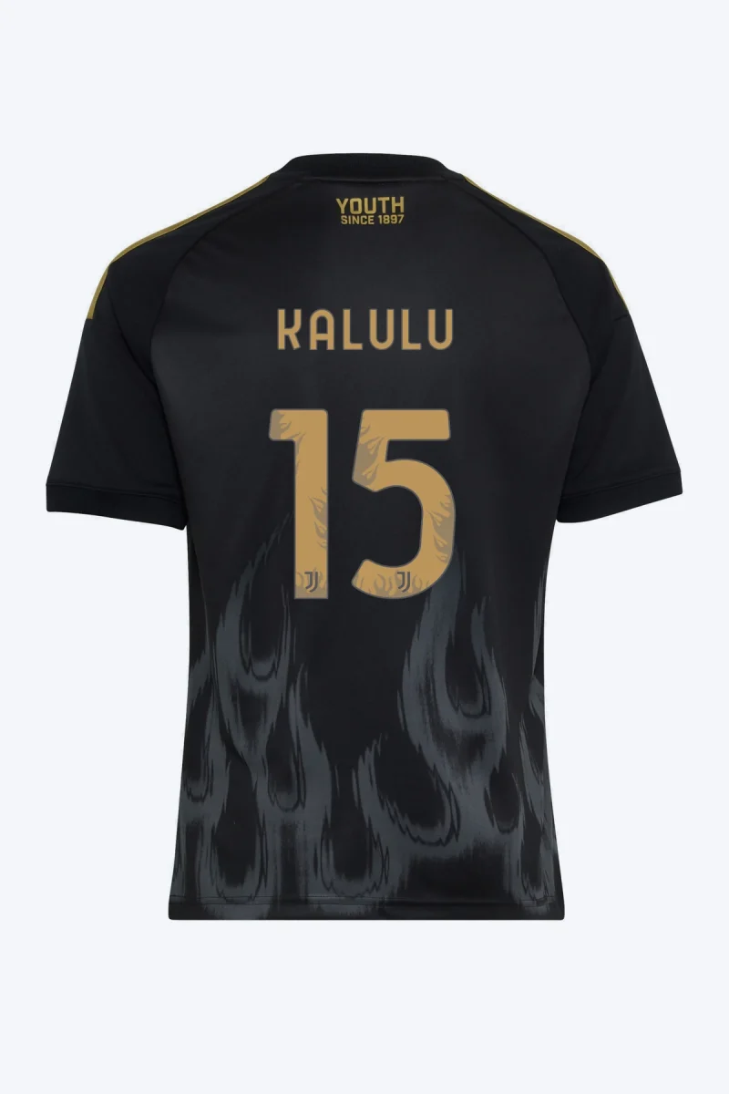 Kalulu 15 Voetbalshirt - Juventus 26/27 Derde Kids