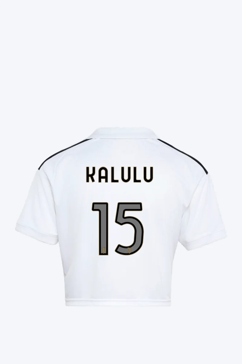 Kalulu 15 Voetbalshirt - Juventus 26/27 Thuis Cropped