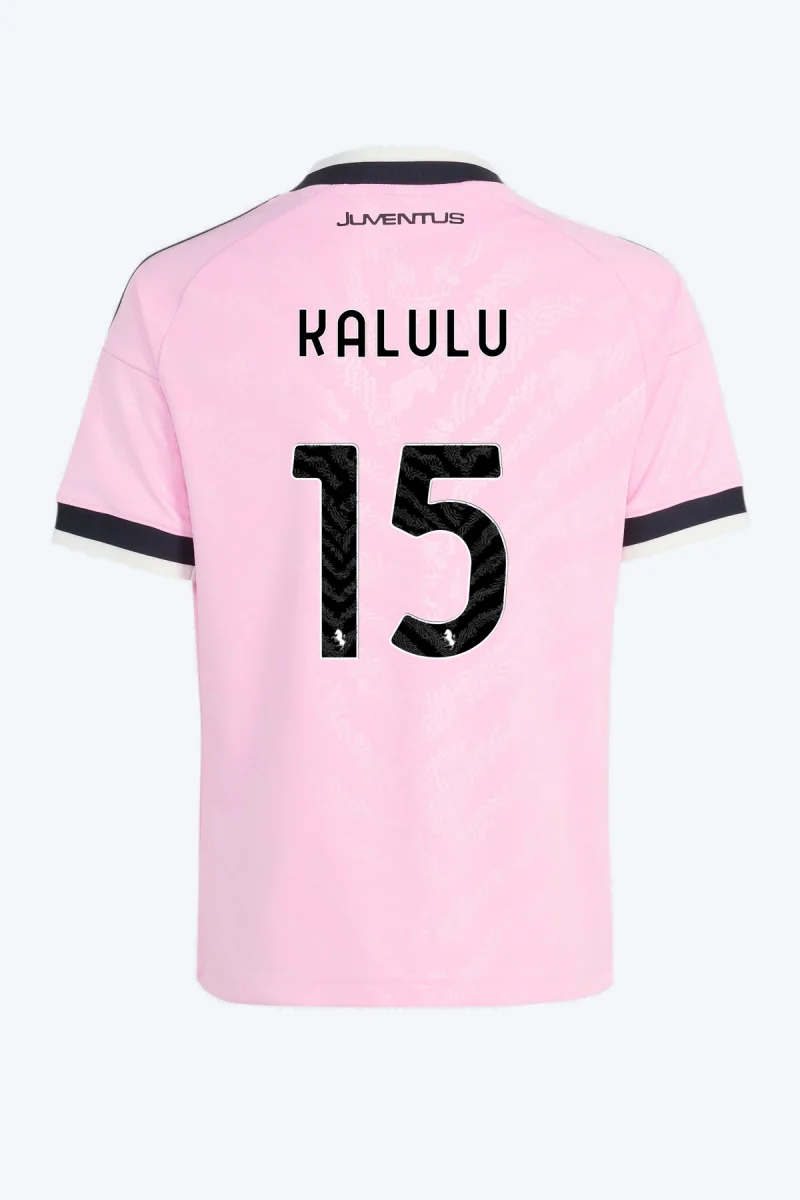 Kalulu 15 Voetbalshirt - Juventus 26/27 Uit Kids