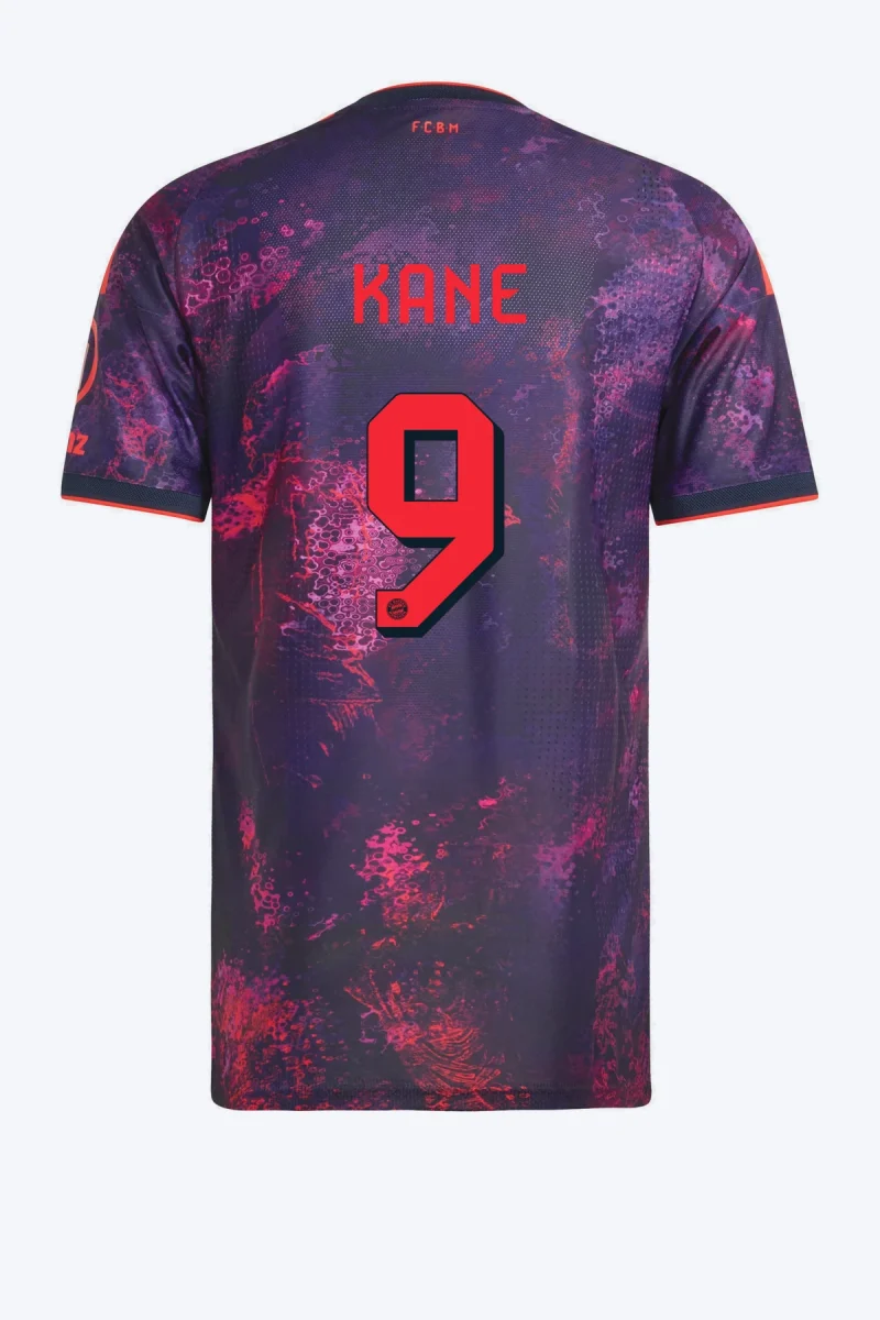 Kane 9 Voetbalshirt - FC Bayern 26/27 Derde Authentic