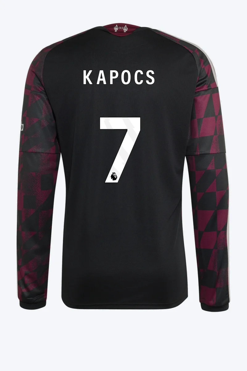 Kapocs 7 Voetbalshirt - Liverpool FC 26/27 Derde Longsleeve