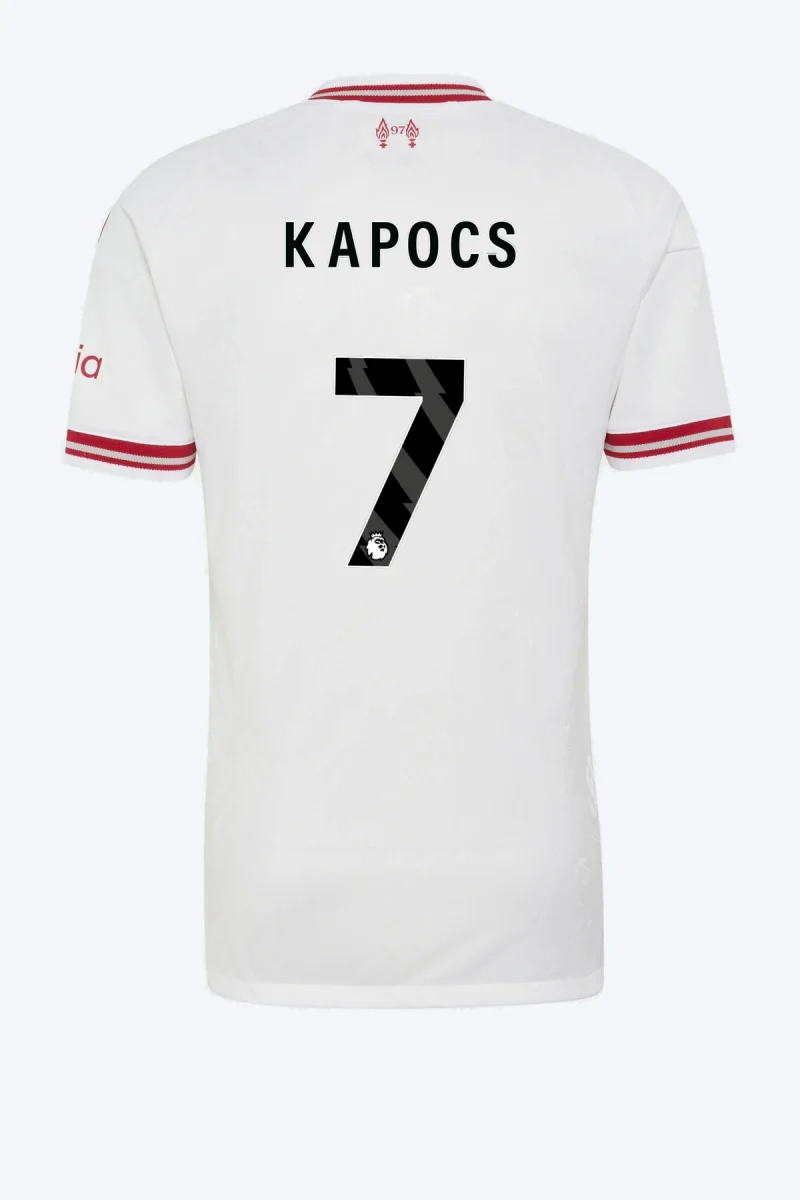 Kapocs 7 Voetbalshirt - Liverpool FC 26/27 Uit Authentic