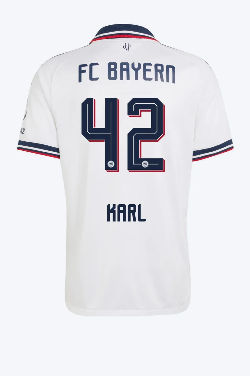 Karl 42 Voetbalshirt - FC Bayern 26/27 Uit Authentic