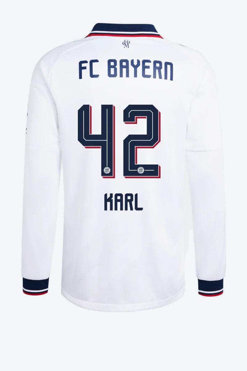 Karl 42 Voetbalshirt - FC Bayern 26/27 Uit Authentic Longsleeve