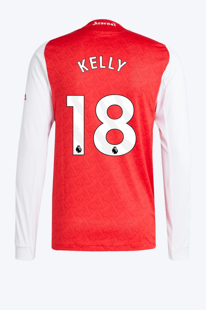 Kelly 18 Voetbalshirt - Arsenal 25/26 Lange Mouw Thuis Authentic