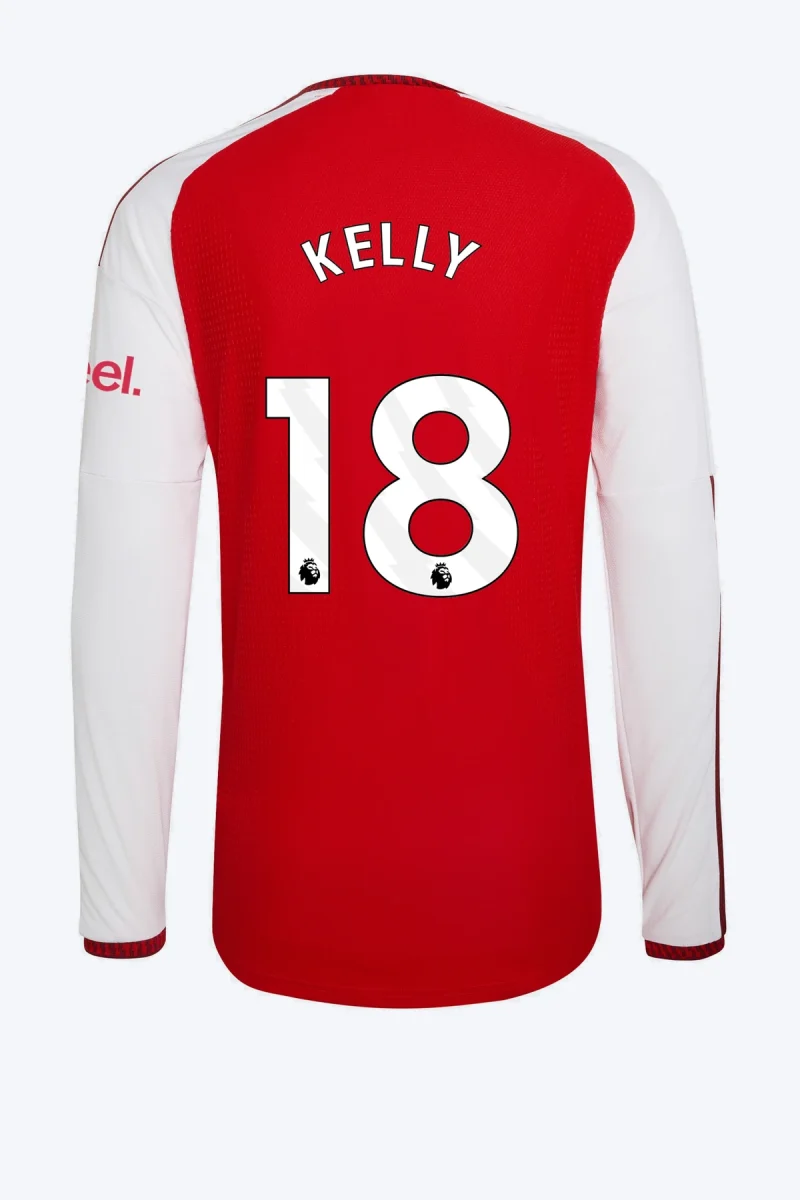 Kelly 18 Voetbalshirt - Arsenal FC 26/27 Thuis Authentic Lange Mouw