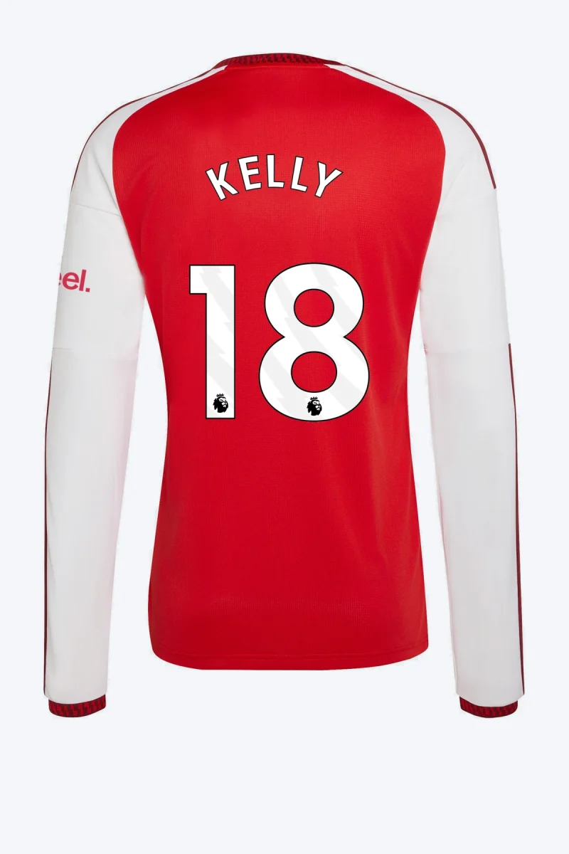 Kelly 18 Voetbalshirt - Arsenal FC 26/27 Thuis Lange Mouw