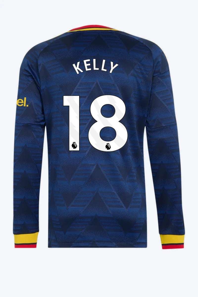 Kelly 18 Voetbalshirt - Arsenal FC 26/27 Uit Authentic Longsleeve