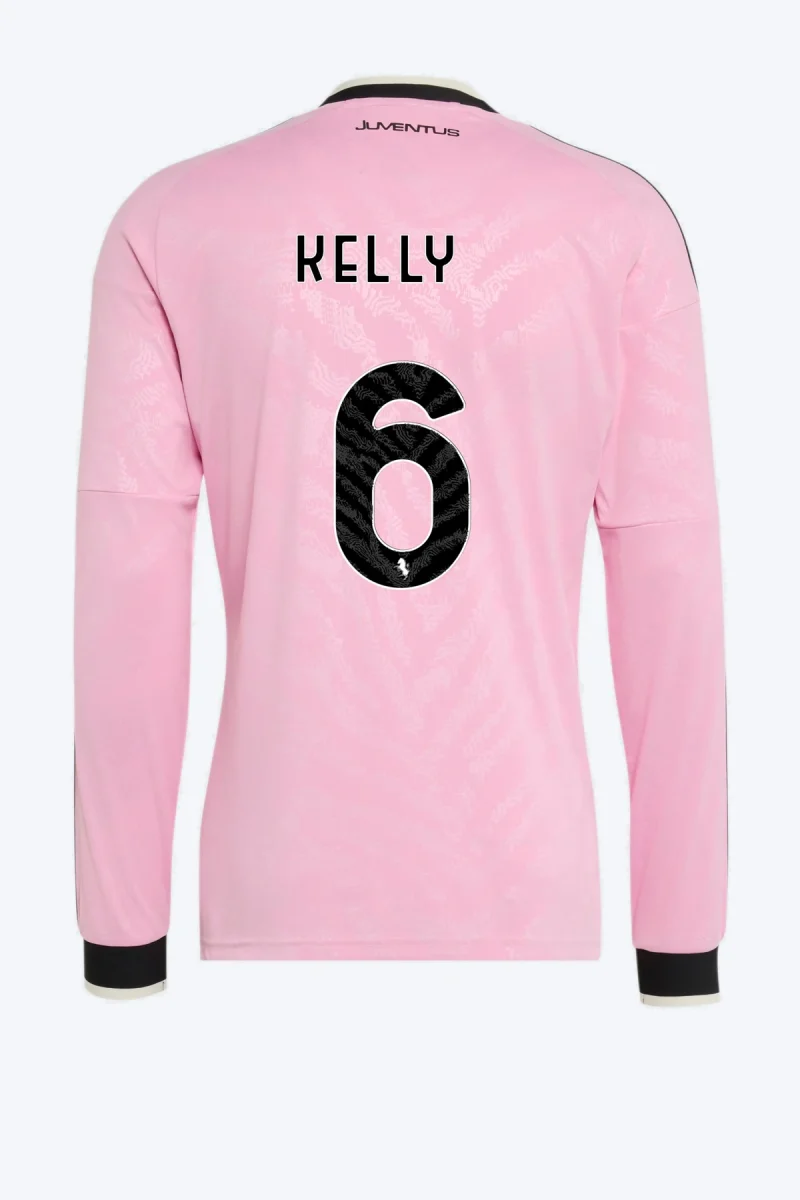 Kelly 6 Voetbalshirt - Juventus 26/27 Uit Lange Mouw