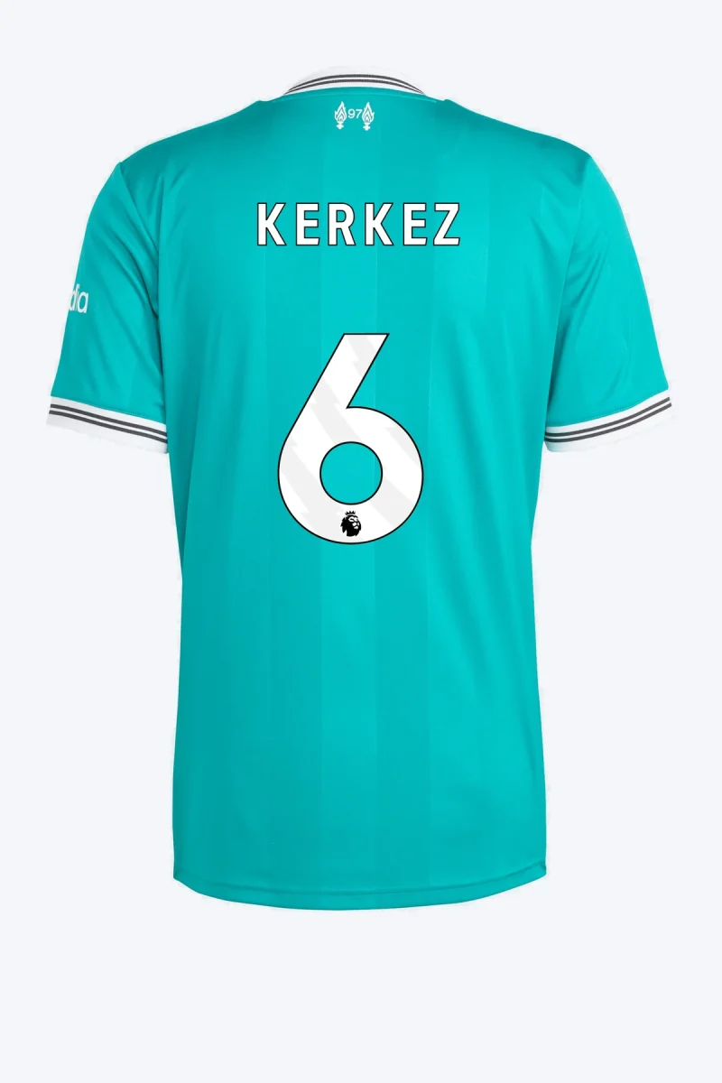 Kerkez 6 Voetbalshirt - Liverpool FC 25/26 Derde