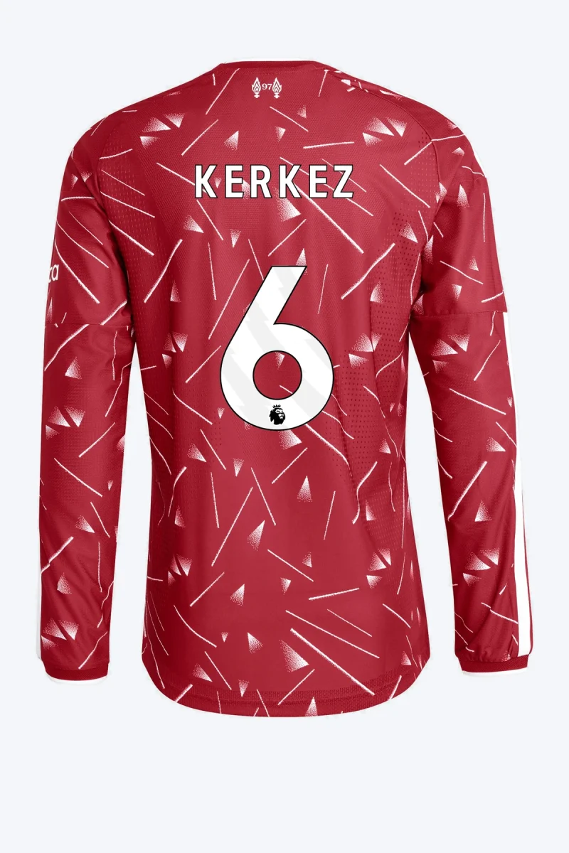 Kerkez 6 Voetbalshirt - Liverpool FC 26/27 Thuis Authentic Lange Mouw