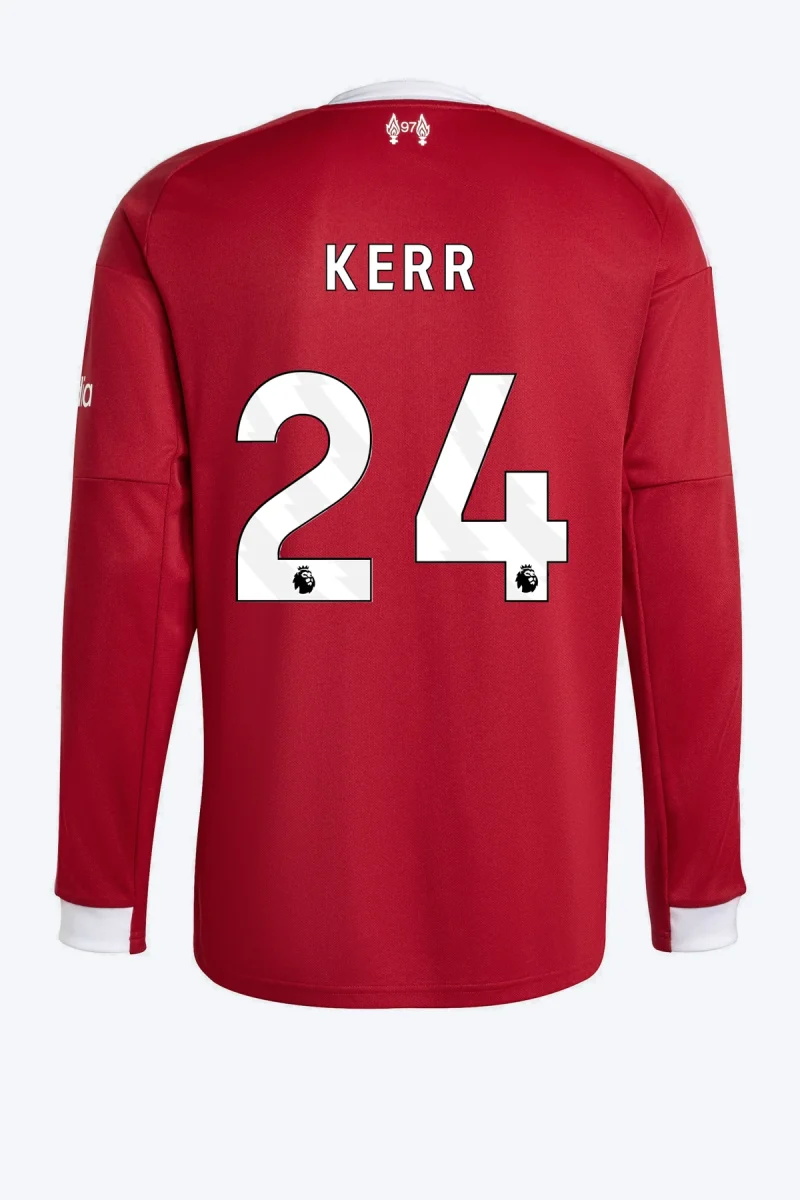 Kerr 24 Voetbalshirt - Liverpool FC 25/26 Lange Mouw Thuis