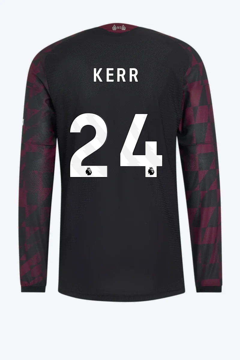 Kerr 24 Voetbalshirt - Liverpool FC 26/27 Derde Authentic Longsleeve