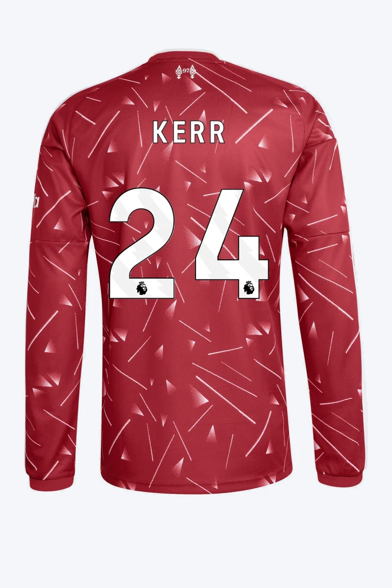 Kerr 24 Voetbalshirt - Liverpool FC 26/27 Thuis Lange Mouw