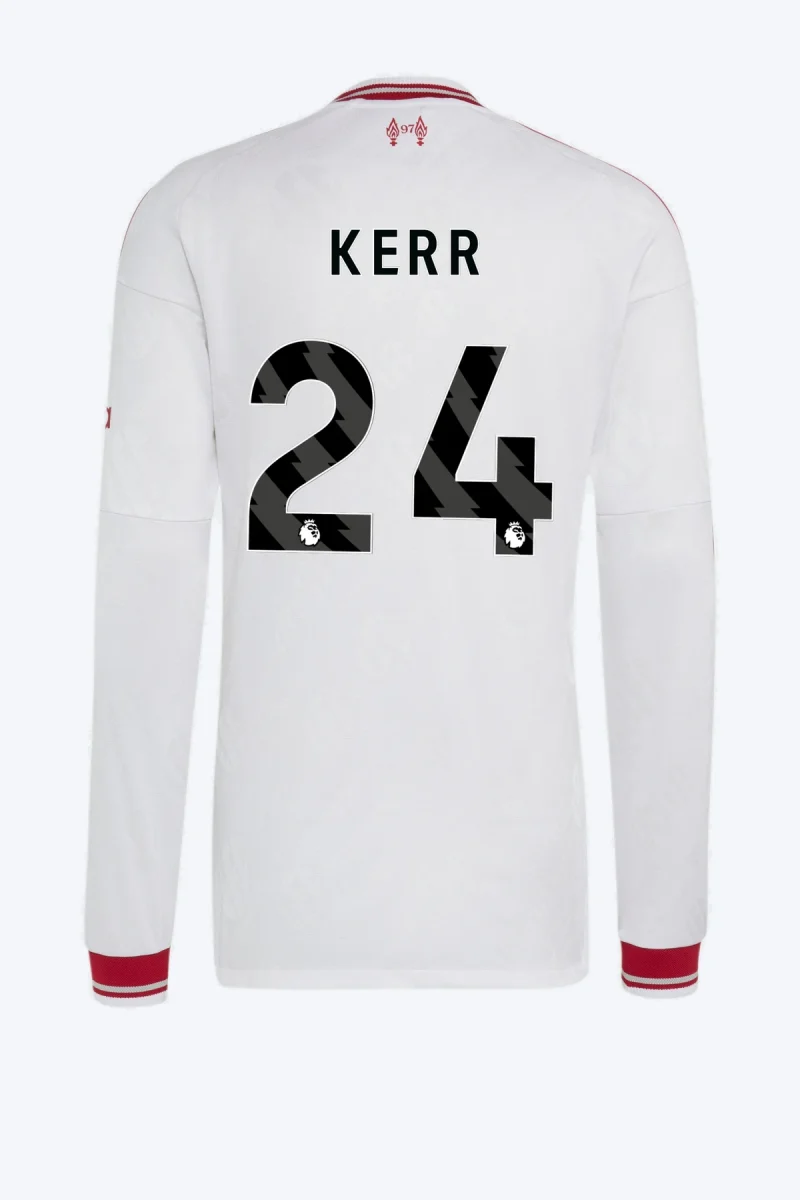 Kerr 24 Voetbalshirt - Liverpool FC 26/27 Uit Authentic Longsleeve