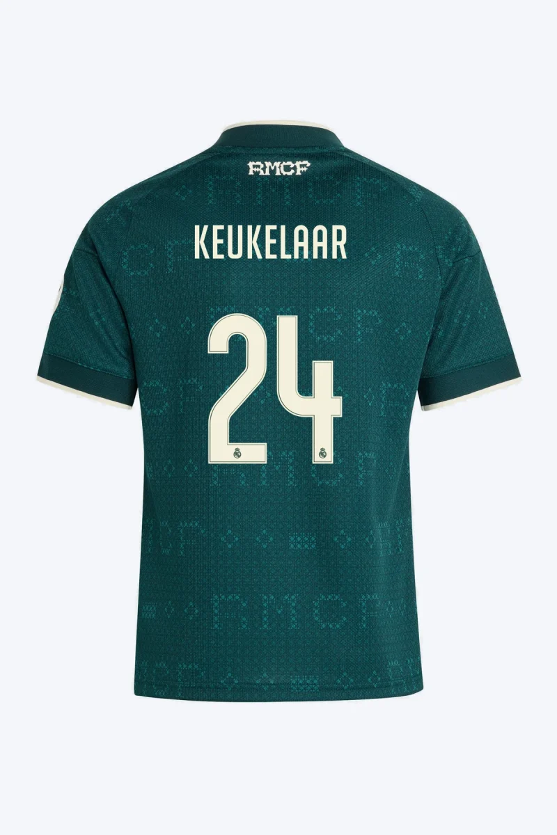 Keukelaar 24 Voetbalshirt - Real Madrid 26/27 Uit Kids